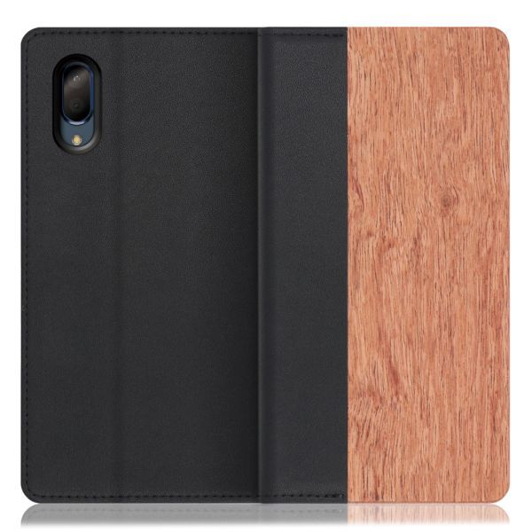 [ LOOF NATURE ] AQUOS sense3 plus / sense3 plus サウンド SHV46 sense 3plus 3plusサウンド sense3plus スマホケース ケース カバー 手帳型ケース カード収納 マグネット付き 天然木 本革 ベルトなし [ AQUOS sense3 plus / sense3 plus サウンド ]
