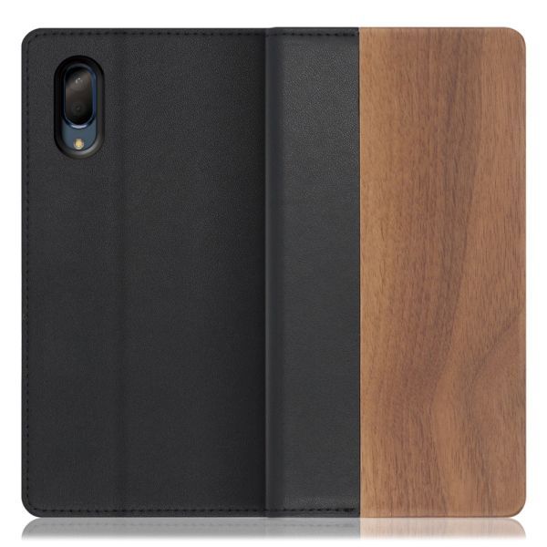 [ LOOF NATURE ] AQUOS sense3 plus / sense3 plus サウンド SHV46 sense 3plus 3plusサウンド sense3plus スマホケース ケース カバー 手帳型ケース カード収納 マグネット付き 天然木 本革 ベルトなし [ AQUOS sense3 plus / sense3 plus サウンド ]