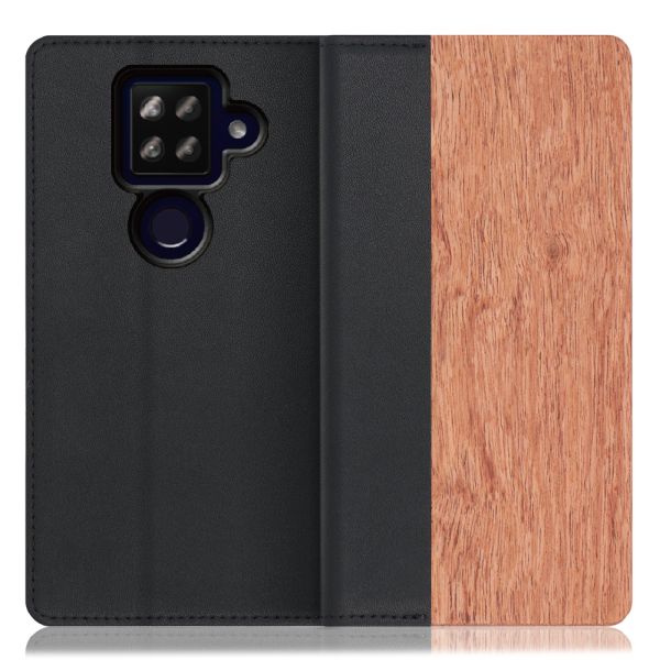 [ LOOF NATURE ] AQUOS sense4 plus sense4plus sense 4plus sense 4 スマホケース ケース カバー 手帳型ケース カード収納 マグネット付き 天然木 本革 ベルトなし [ AQUOS sense4 plus ]