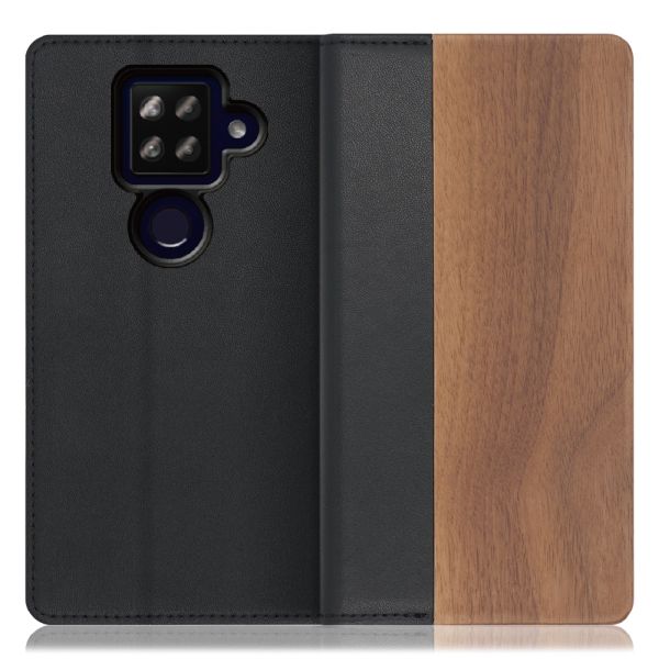 [ LOOF NATURE ] AQUOS sense4 plus sense4plus sense 4plus sense 4 スマホケース ケース カバー 手帳型ケース カード収納 マグネット付き 天然木 本革 ベルトなし [ AQUOS sense4 plus ]
