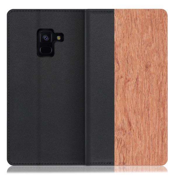 [ LOOF NATURE ] Galaxy Feel2 SC-02L feel 2 フィール2 スマホケース ケース カバー 手帳型ケース カード収納 マグネット付き 天然木 本革 ベルトなし [ Galaxy Feel2 ]