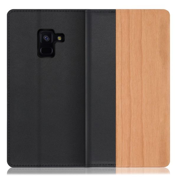 [ LOOF NATURE ] Galaxy Feel2 SC-02L feel 2 フィール2 スマホケース ケース カバー 手帳型ケース カード収納 マグネット付き 天然木 本革 ベルトなし [ Galaxy Feel2 ]