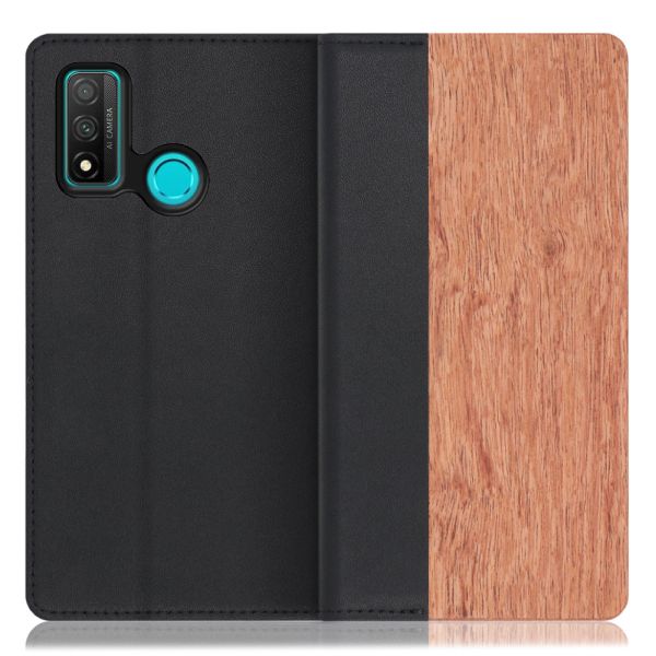 [ LOOF NATURE ] HUAWEI nova lite 3+ novalite3plus novalite 3 plus 3plus スマホケース ケース カバー 手帳型ケース カード収納 マグネット付き 天然木 本革 ベルトなし [ HUAWEI nova lite 3+ ]
