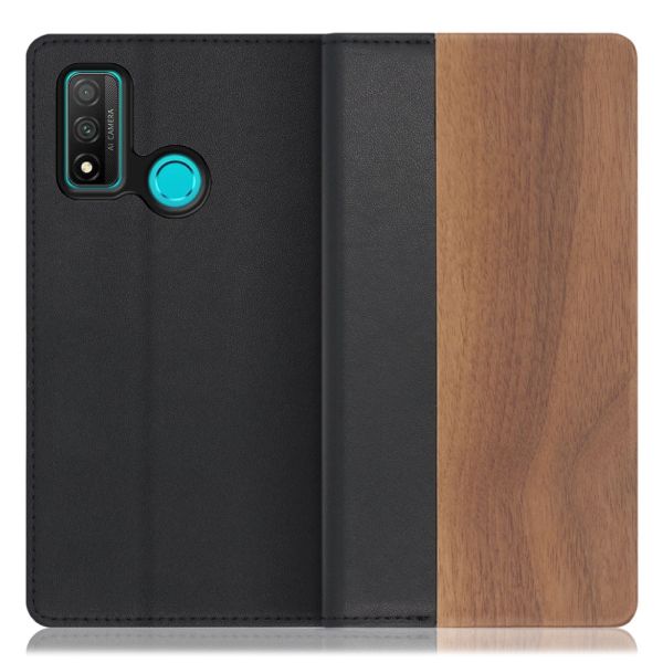 [ LOOF NATURE ] HUAWEI nova lite 3+ novalite3plus novalite 3 plus 3plus スマホケース ケース カバー 手帳型ケース カード収納 マグネット付き 天然木 本革 ベルトなし [ HUAWEI nova lite 3+ ]