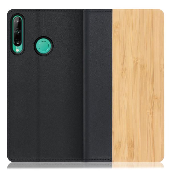 [ LOOF NATURE ] HUAWEI P40 lite E p40litee p40lite litee スマホケース ケース カバー 手帳型ケース カード収納 マグネット付き 天然木 本革 ベルトなし [ HUAWEI P40 lite E ]