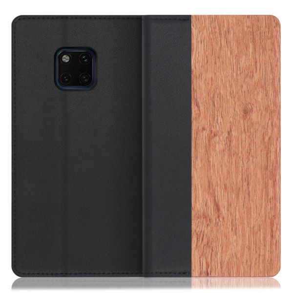 [ LOOF NATURE ] HUAWEI Mate 20 Pro LYA-L29 mate20pro mate 20pro mate20 pro スマホケース ケース カバー 手帳型ケース カード収納 マグネット付き 天然木 本革 ベルトなし [ HUAWEI Mate 20 Pro ]