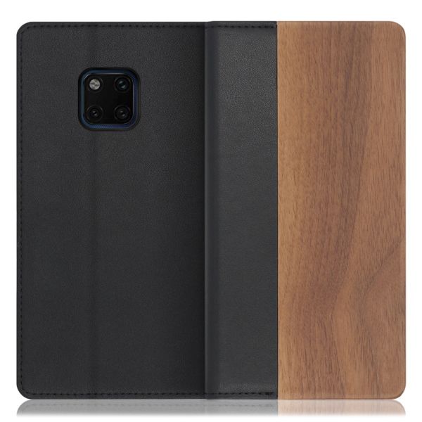[ LOOF NATURE ] HUAWEI Mate 20 Pro LYA-L29 mate20pro mate 20pro mate20 pro スマホケース ケース カバー 手帳型ケース カード収納 マグネット付き 天然木 本革 ベルトなし [ HUAWEI Mate 20 Pro ]