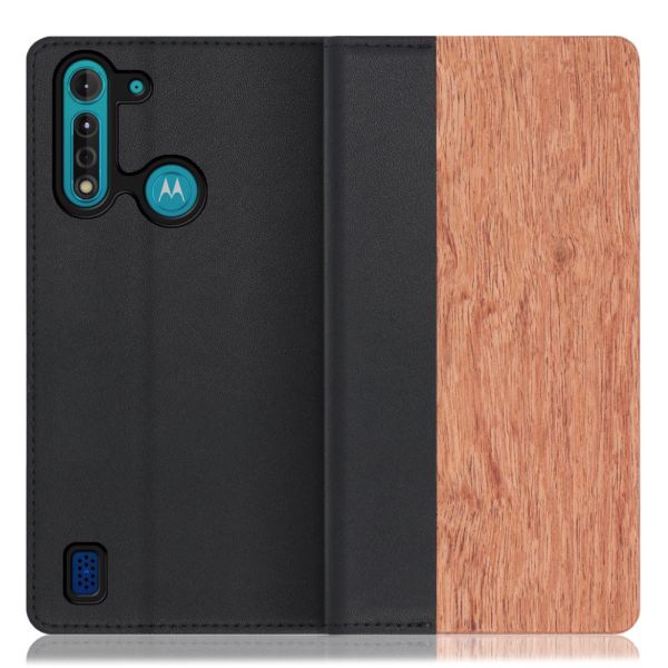 [ LOOF NATURE ] moto g8 power lite motog8powerlite g8powerlite powerlite スマホケース ケース カバー 手帳型ケース カード収納 マグネット付き 天然木 本革 ベルトなし [ moto g8 power lite ]