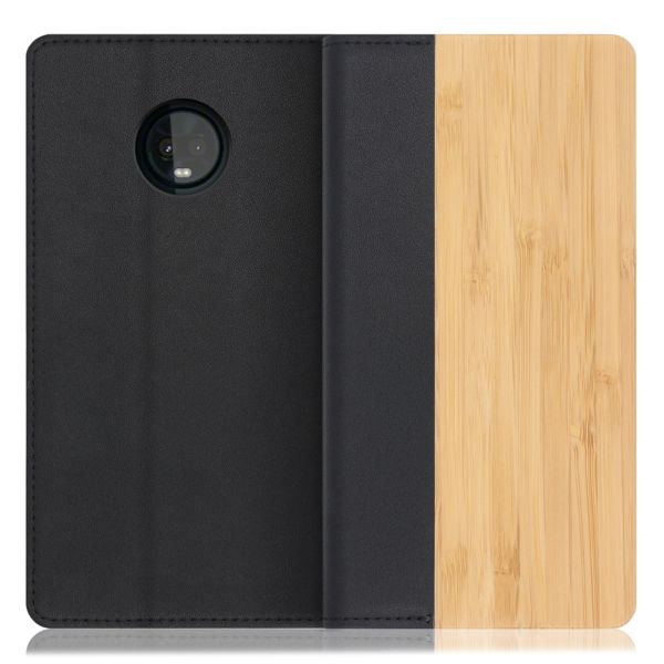 [ LOOF NATURE ] motorola moto z3 play motoz3play z3play スマホケース ケース カバー 手帳型ケース カード収納 マグネット付き 天然木 本革 ベルトなし [ motorola moto z3 play ]