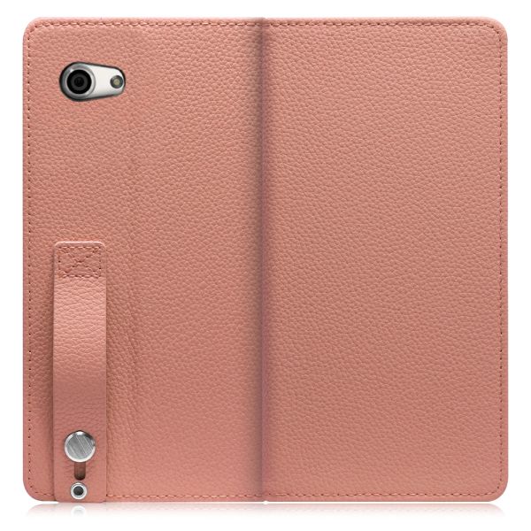 [ LOOF HOLD ] AQUOS R compact SH-M06 / SHV41  Rcompact Rcompact スマホケース ケース カバー 手帳型ケース 背面ベルト カード収納 本革 マグネットなし [ AQUOS R compact ]