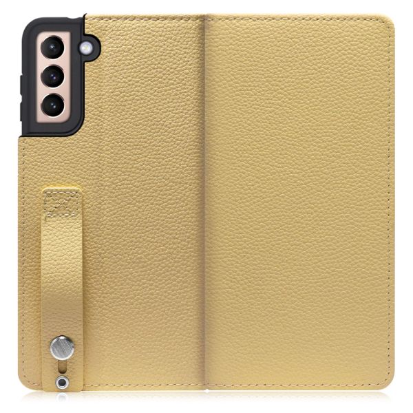 [ LOOF HOLD ] Galaxy S21 5G SC-51B / SCG09 s215g スマホケース ケース カバー 手帳型ケース 背面ベルト カード収納 本革 マグネットなし [ Galaxy S21 5G ]