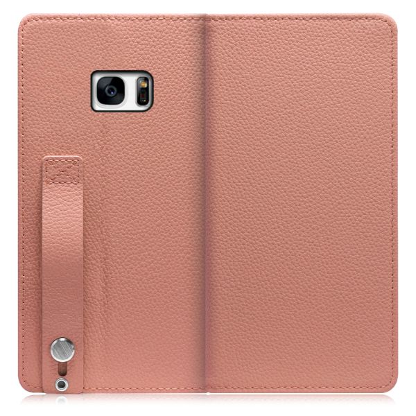 [ LOOF HOLD ] Galaxy S7 edge SC-02H / SCV33 s7edge s7エッジ スマホケース ケース カバー 手帳型ケース 背面ベルト カード収納 本革 マグネットなし [ Galaxy S7 edge ]