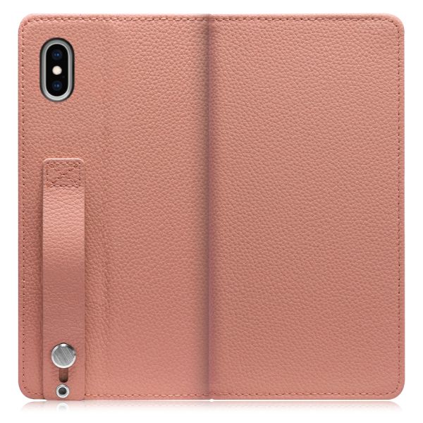 [ LOOF HOLD ] iPhone XS Max iPhonexsmax xsmax スマホケース ケース カバー 手帳型ケース 背面ベルト カード収納 本革 マグネットなし [ iPhone XS Max ]