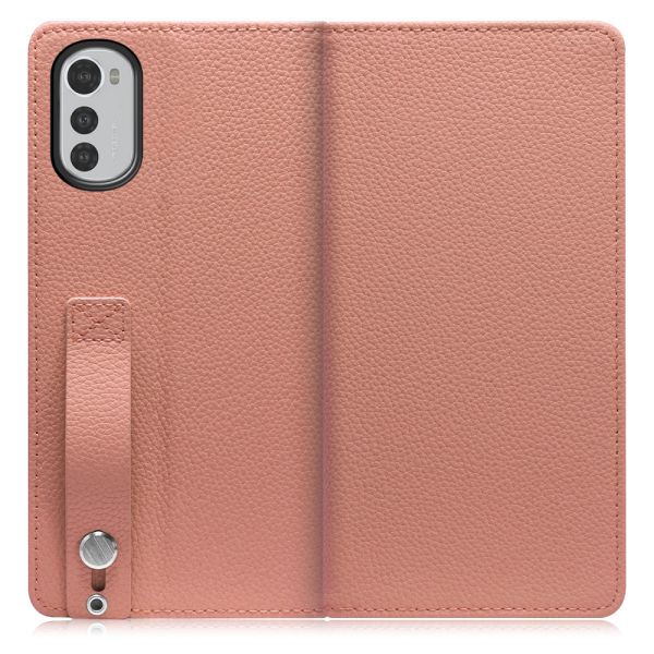 [ LOOF HOLD ] moto e32s motoe32s スマホケース ケース カバー 手帳型ケース 背面ベルト カード収納 本革 マグネットなし [ moto e32s ]