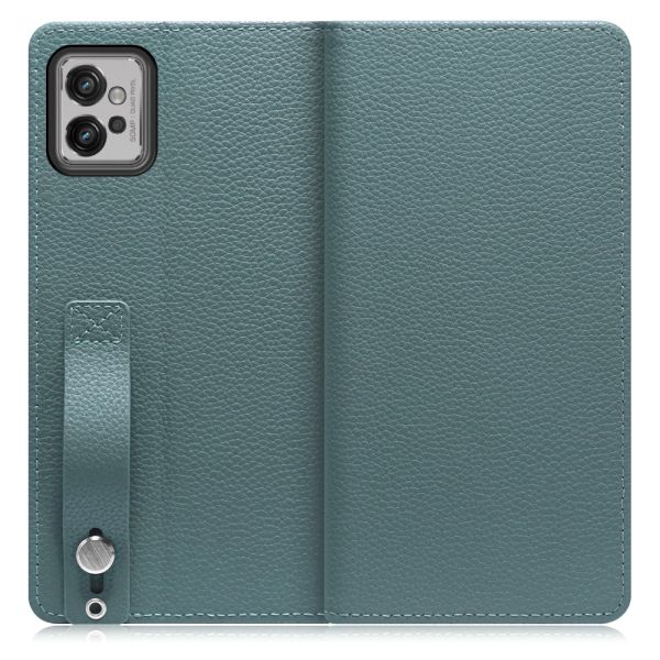 [ LOOF HOLD ] moto g32 motog32 スマホケース ケース カバー 手帳型ケース 背面ベルト カード収納 本革 マグネットなし [ moto g32 ]