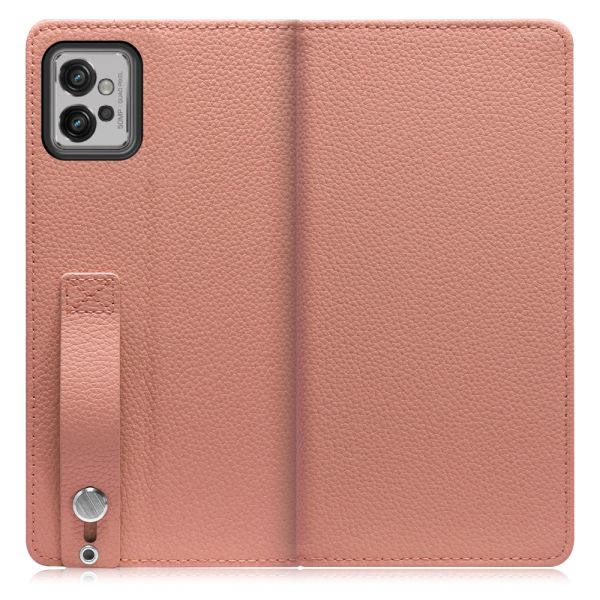[ LOOF HOLD ] moto g32 motog32 スマホケース ケース カバー 手帳型ケース 背面ベルト カード収納 本革 マグネットなし [ moto g32 ]