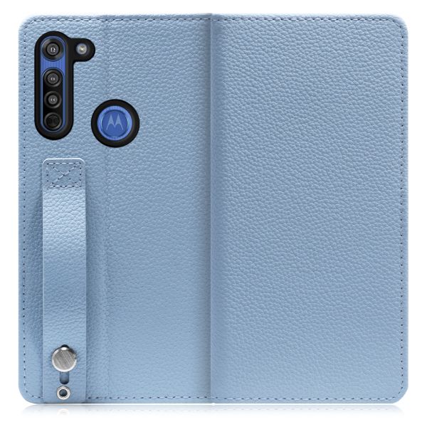 [ LOOF HOLD ] moto g8 motog8 スマホケース ケース カバー 手帳型ケース 背面ベルト カード収納 本革 マグネットなし [ moto g8 ]