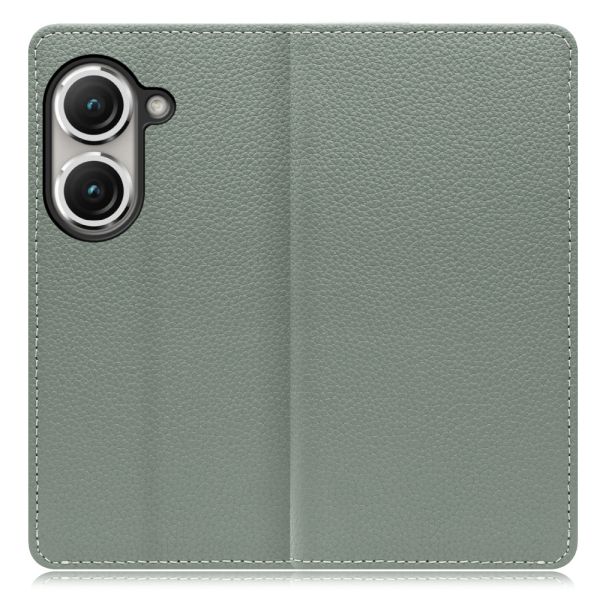 [ LOOF BOOK ] ASUS Zenfone 9 zenphone9 スマホケース ケース カバー 手帳型ケース カード収納 本革 マグネットなし ベルトなし [ Zenfone 9 ]