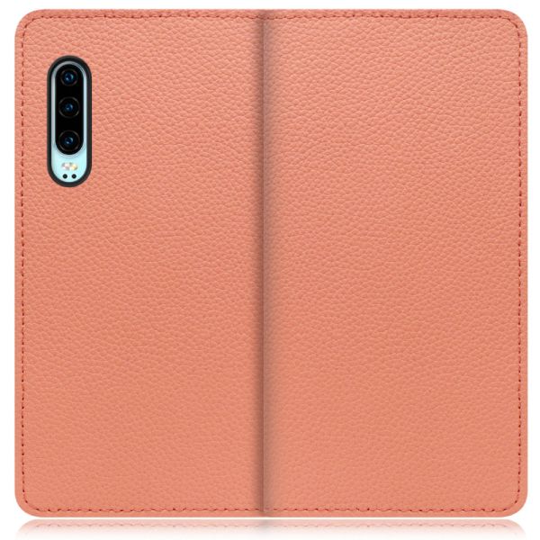 [ LOOF BOOK ] HUAWEI P30  スマホケース ケース カバー 手帳型ケース カード収納 本革 マグネットなし ベルトなし [ HUAWEI P30 ]