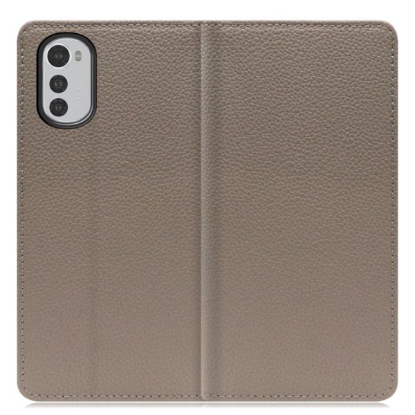 [ LOOF BOOK ] moto e32s motoe32s スマホケース ケース カバー 手帳型ケース カード収納 本革 マグネットなし ベルトなし [ moto e32s ]