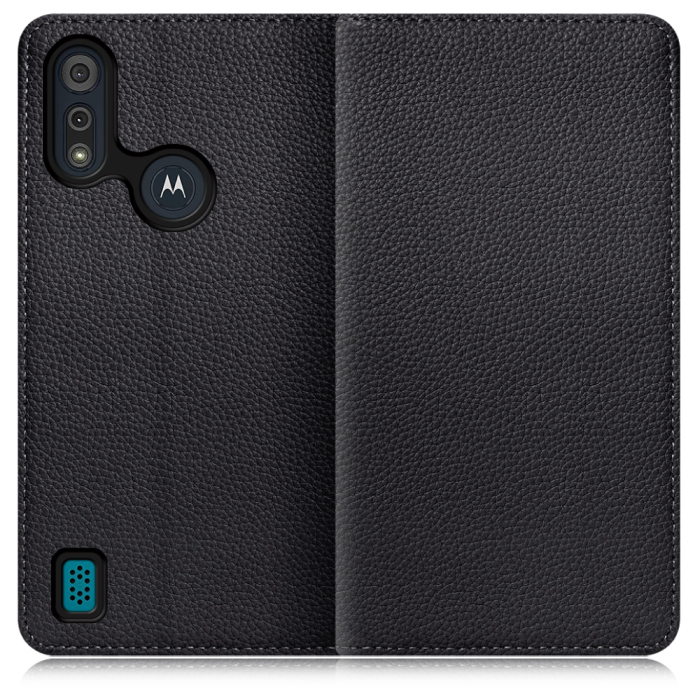 [ LOOF BOOK ] moto e6s motoe6s スマホケース ケース カバー 手帳型ケース カード収納 本革 マグネットなし ベルトなし [ moto e6s ]