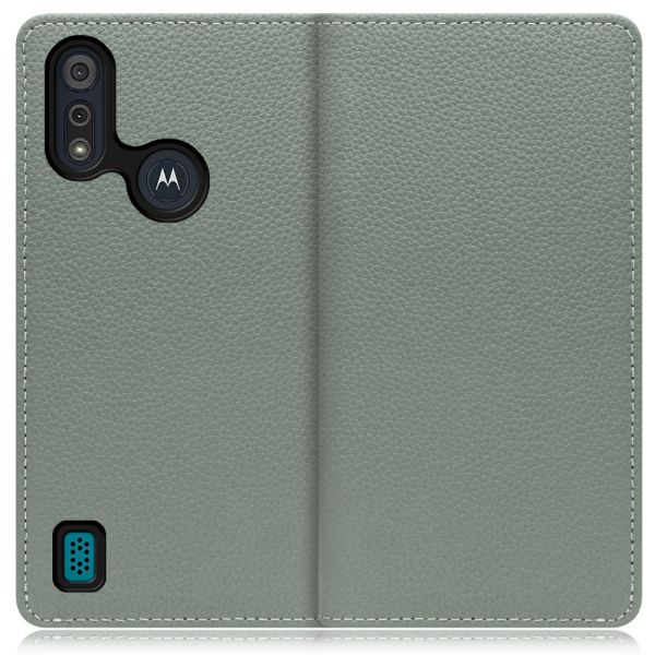 [ LOOF BOOK ] moto e6s motoe6s スマホケース ケース カバー 手帳型ケース カード収納 本革 マグネットなし ベルトなし [ moto e6s ]
