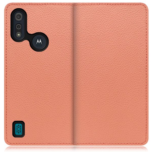 [ LOOF BOOK ] moto e6s motoe6s スマホケース ケース カバー 手帳型ケース カード収納 本革 マグネットなし ベルトなし [ moto e6s ]