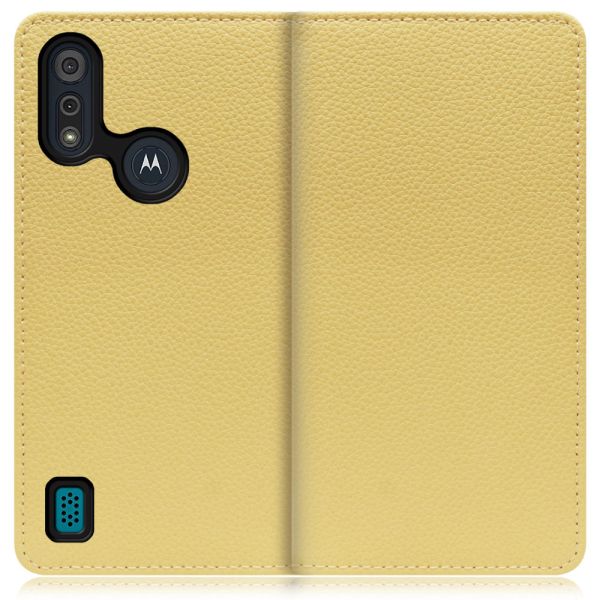 [ LOOF BOOK ] moto e6s motoe6s スマホケース ケース カバー 手帳型ケース カード収納 本革 マグネットなし ベルトなし [ moto e6s ]