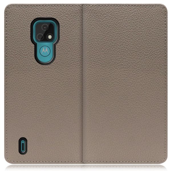 [ LOOF BOOK ] moto e7 motoe7 スマホケース ケース カバー 手帳型ケース カード収納 本革 マグネットなし ベルトなし [ moto e7 ]