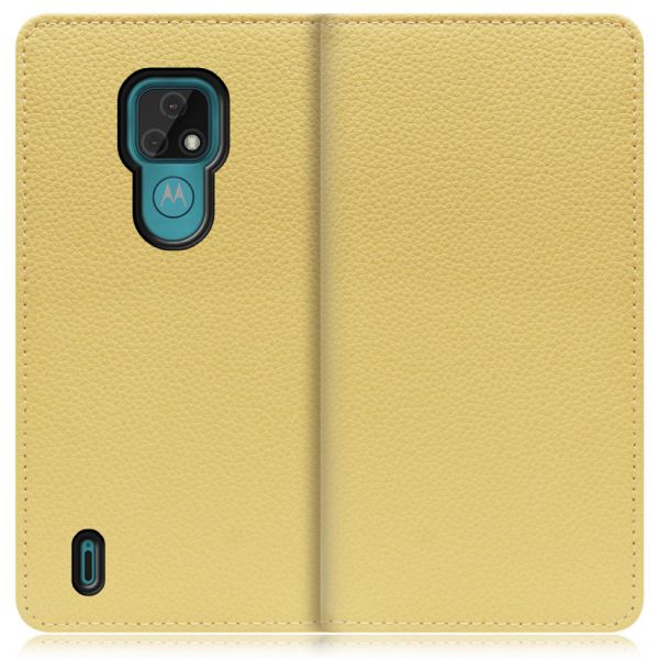 [ LOOF BOOK ] moto e7 motoe7 スマホケース ケース カバー 手帳型ケース カード収納 本革 マグネットなし ベルトなし [ moto e7 ]