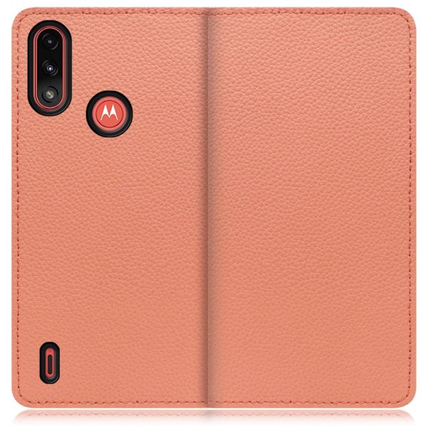 [ LOOF BOOK ] moto e7 power motoe7power e7power スマホケース ケース カバー 手帳型ケース カード収納 本革 マグネットなし ベルトなし [ moto e7 power ]