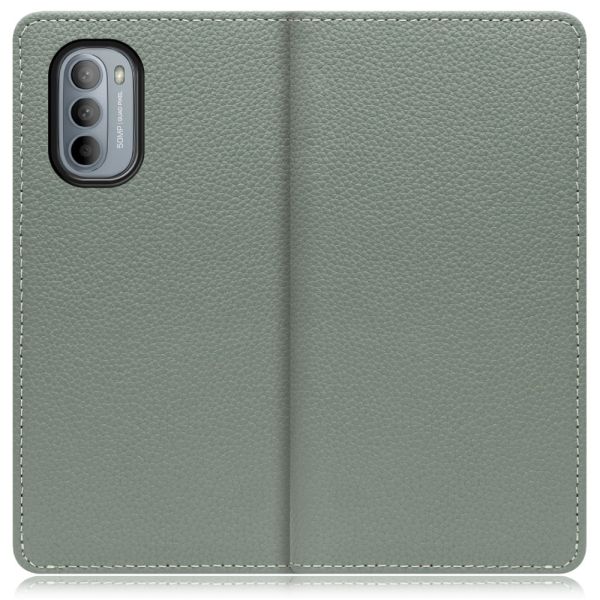 [ LOOF BOOK ] moto g31 motog31 スマホケース ケース カバー 手帳型ケース カード収納 本革 マグネットなし ベルトなし [ moto g31 ]