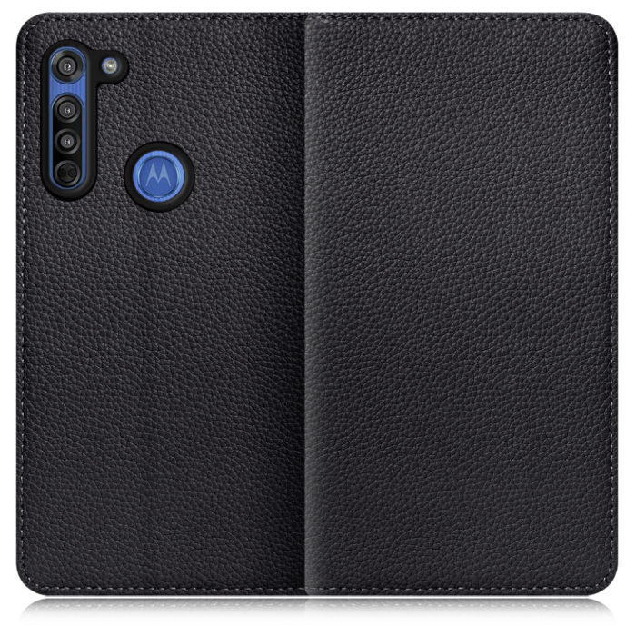 [ LOOF BOOK ] moto g8 motog8 スマホケース ケース カバー 手帳型ケース カード収納 本革 マグネットなし ベルトなし [ moto g8 ]
