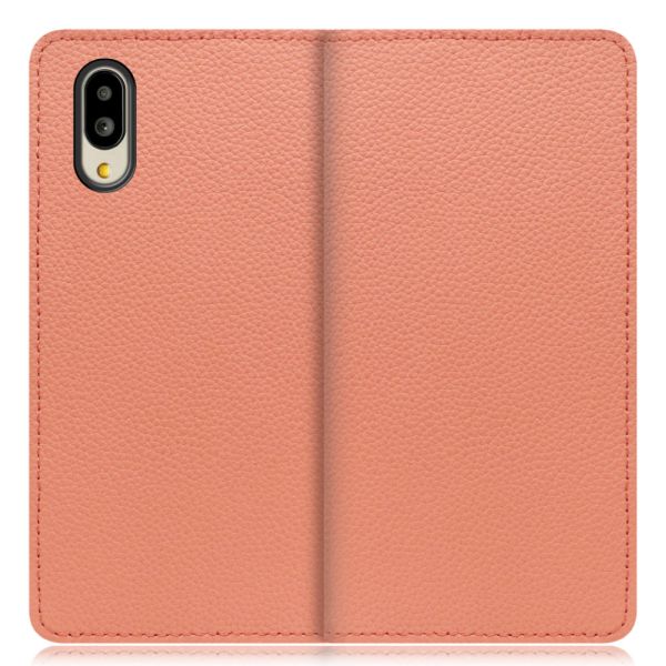 [ LOOF BOOK ] シンプルスマホ6 / BASIO active / BASIO active2 / SHG09  / SHG12  スマホケース ケース カバー 手帳型ケース カード収納 本革 マグネットなし ベルトなし