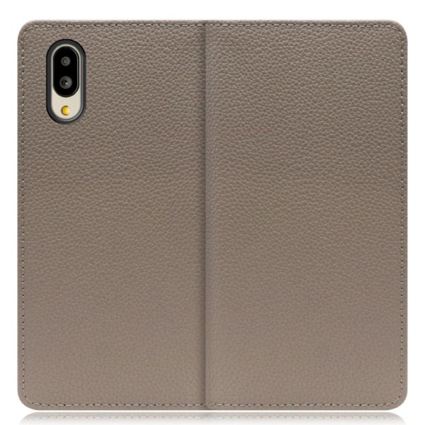 [ LOOF BOOK ] シンプルスマホ6 / BASIO active / BASIO active2 / SHG09  / SHG12  スマホケース ケース カバー 手帳型ケース カード収納 本革 マグネットなし ベルトなし
