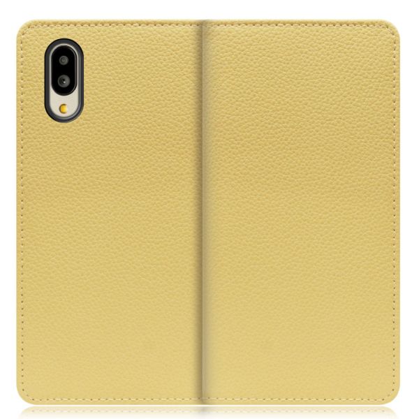 [ LOOF BOOK ] シンプルスマホ6 / BASIO active / BASIO active2 / SHG09  / SHG12  スマホケース ケース カバー 手帳型ケース カード収納 本革 マグネットなし ベルトなし
