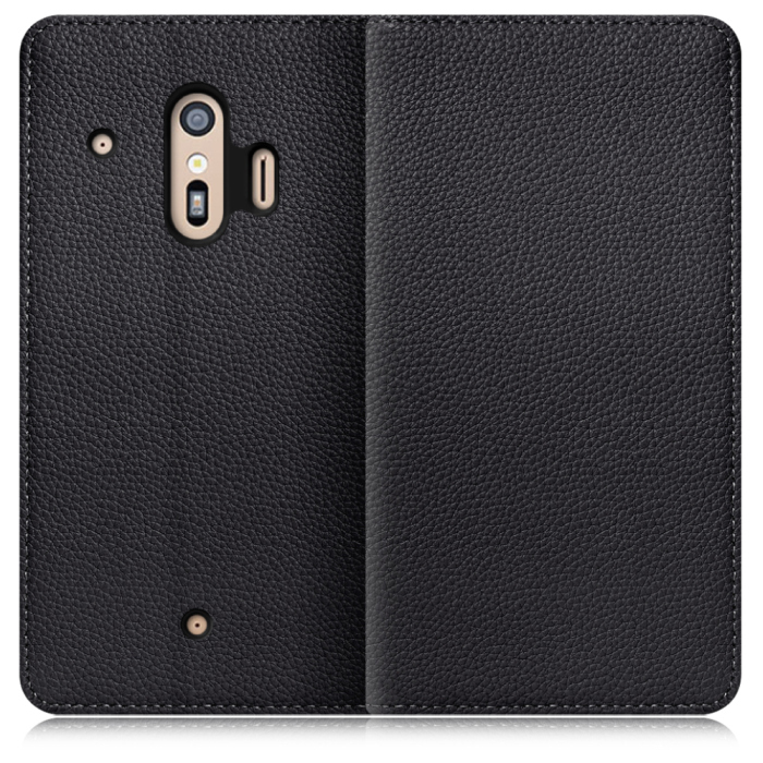 [ LOOF BOOK ] らくらくスマートフォン (me)  F-01L / F-42A らくらくスマートフォンme FUJITSU FCNT スマホケース ケース カバー 手帳型ケース カード収納 本革 マグネットなし ベルトなし [ らくらくスマートフォンme F-01L ]