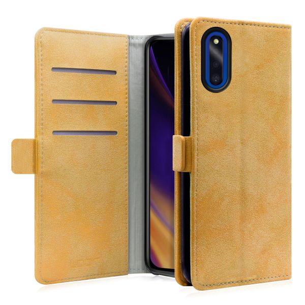 [ LOOF SIKI-MAG ] Galaxy A41 SC-41A /  SCV48  スマホケース ケース カバー 手帳型ケース カード収納 ベルト付き マグネット付き [ Galaxy A41 ]