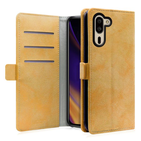 [ LOOF SIKI-MAG ] シンプルスマホ5 シンプルスマホ 5 simple スマホケース ケース カバー 手帳型ケース カード収納 ベルト付き マグネット付き [ シンプルスマホ5 ]