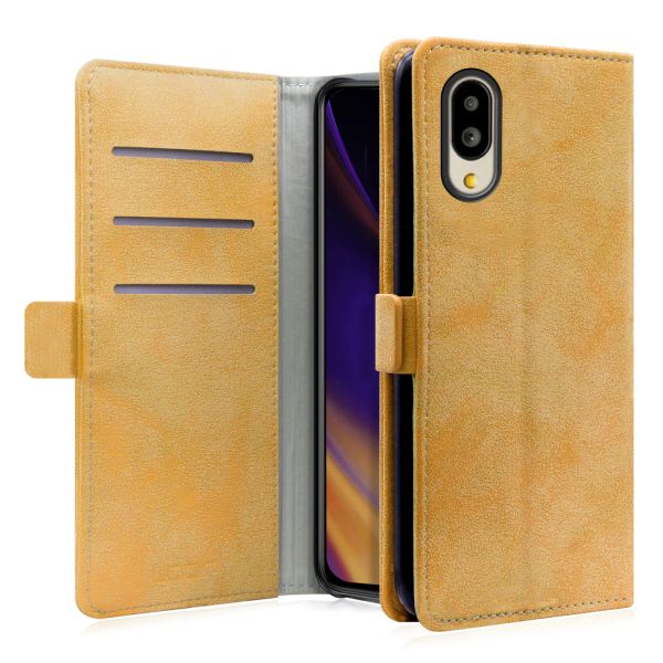 [ LOOF SIKI-MAG ] シンプルスマホ6 / BASIO active / BASIO active2 / SHG09  / SHG12  スマホケース ケース カバー 手帳型ケース カード収納 ベルト付き マグネット付き