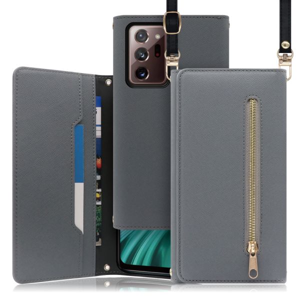[ LOOF SHOULDER ] Galaxy Note 20 Ultra 5G note20ultra5g note20 スマホケース ケース カバー ショルダー スマホショルダー ストラップ 肩掛け 首掛け 手帳型ケース カード収納 マグネット付き ベルトなし [ Galaxy Note20 Ultra ]