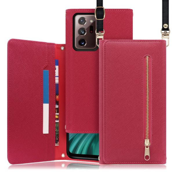 [ LOOF SHOULDER ] Galaxy Note 20 Ultra 5G note20ultra5g note20 スマホケース ケース カバー ショルダー スマホショルダー ストラップ 肩掛け 首掛け 手帳型ケース カード収納 マグネット付き ベルトなし [ Galaxy Note20 Ultra ]