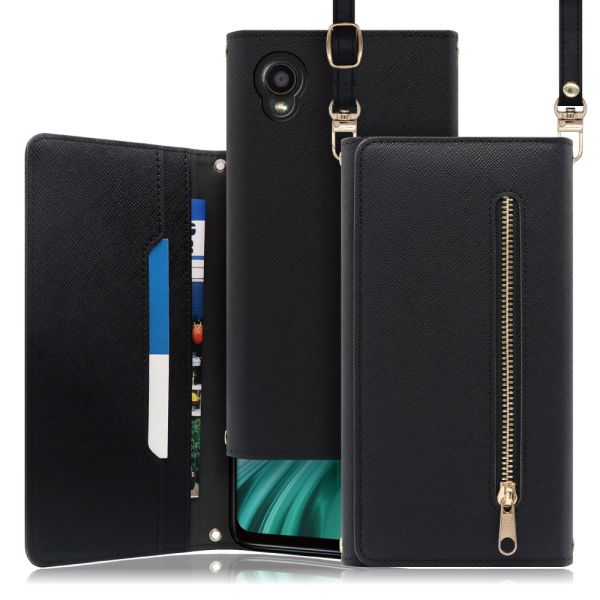 [ LOOF SHOULDER ] KYOCERA DIGNO BX2 京セラ dignobx2 ディグノ スマホケース ケース カバー ショルダー スマホショルダー ストラップ 肩掛け 首掛け 手帳型ケース カード収納 マグネット付き ベルトなし [ DIGNO BX2 ]