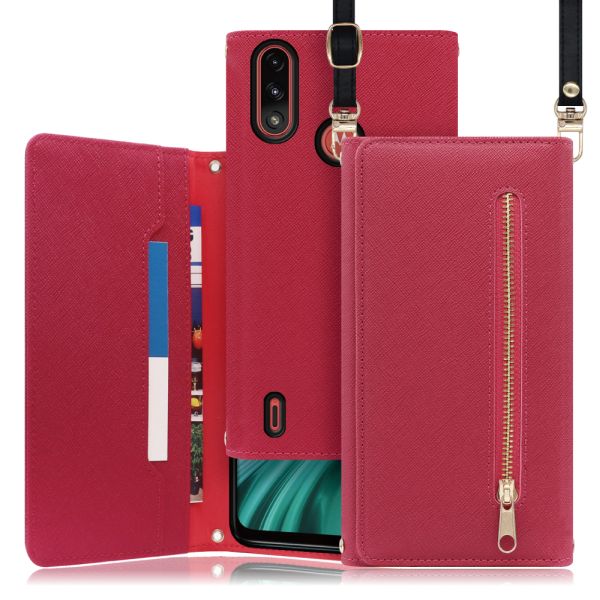 [ LOOF SHOULDER ] moto e7 power motoe7power e7power スマホケース ケース カバー ショルダー スマホショルダー ストラップ 肩掛け 首掛け 手帳型ケース カード収納 マグネット付き ベルトなし [ moto e7 power ]