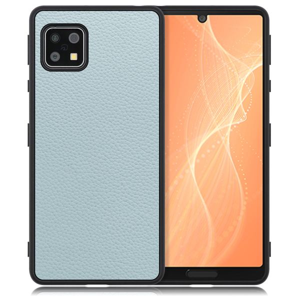 [ LOOF LUXURY-SHELL ] AQUOS sense4 / sense4 lite / sense4 basic / sense5G / やさしいスマホ2 sense 4 4lite 4basic 5G sense4lite sense4basic スマホケース 背面 ケース カバー ハードケース 本革 ストラップホール [ AQUOS sense4/4 lite/4 basic/sense5G/やさしいスマホ2 ]