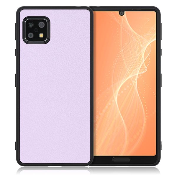 [ LOOF LUXURY-SHELL ] AQUOS sense4 / sense4 lite / sense4 basic / sense5G / やさしいスマホ2 sense 4 4lite 4basic 5G sense4lite sense4basic スマホケース 背面 ケース カバー ハードケース 本革 ストラップホール [ AQUOS sense4/4 lite/4 basic/sense5G/やさしいスマホ2 ]