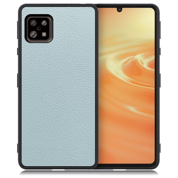 [ LOOF LUXURY-SHELL ] AQUOS sense6s /sense6 sense 6s 6 スマホケース 背面 ケース カバー ハードケース 本革 ストラップホール [ AQUOS sense6/sense6s ]