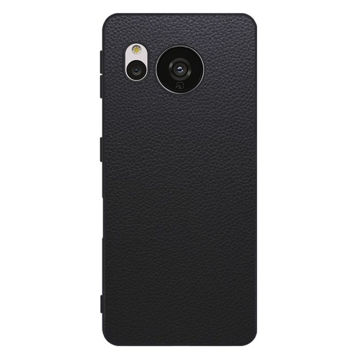 [ LOOF LUXURY-SHELL ] AQUOS sense7 sense 7 スマホケース 背面 ケース カバー ハードケース 本革 ストラップホール [ AQUOS sense7 ]