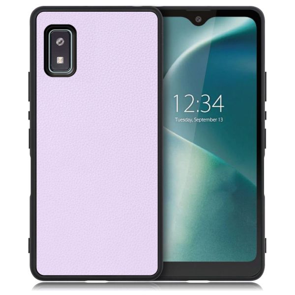 [ LOOF LUXURY-SHELL ] AQUOS wish2 / wish  スマホケース 背面 ケース カバー ハードケース 本革 ストラップホール [ AQUOS wish/wish2 ]
