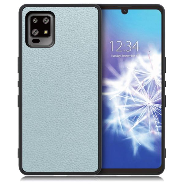 [ LOOF LUXURY-SHELL ] AQUOS zero6 SHG04 zero 6 スマホケース 背面 ケース カバー ハードケース 本革 ストラップホール [ AQUOS zero6 ]